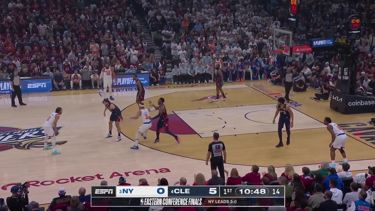 Jalen Brunson full highlights vs Cleveland Cavaliers tonight 130-93 W - Game 4 - Eastern Conference Finals - 2026 NBA Playoffs15 Points on 614 FG 429 25 from 3 12 FT 2 Rebounds 1 Off Reb 5 Assists ZERO turnovers ZERO fouls and a - of 16 in 3052 minutes played