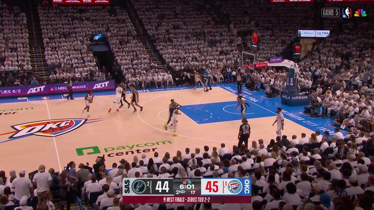 Shai Gilgeous-Alexander puts Victor Wembanyama on skates and hits the jumper with a replay