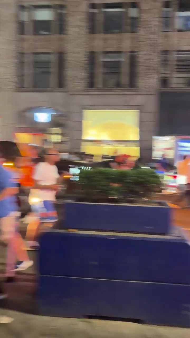 Knicks fans paint 7th avenue red as their team rides their lack of competition to a 2-0 Finals lead