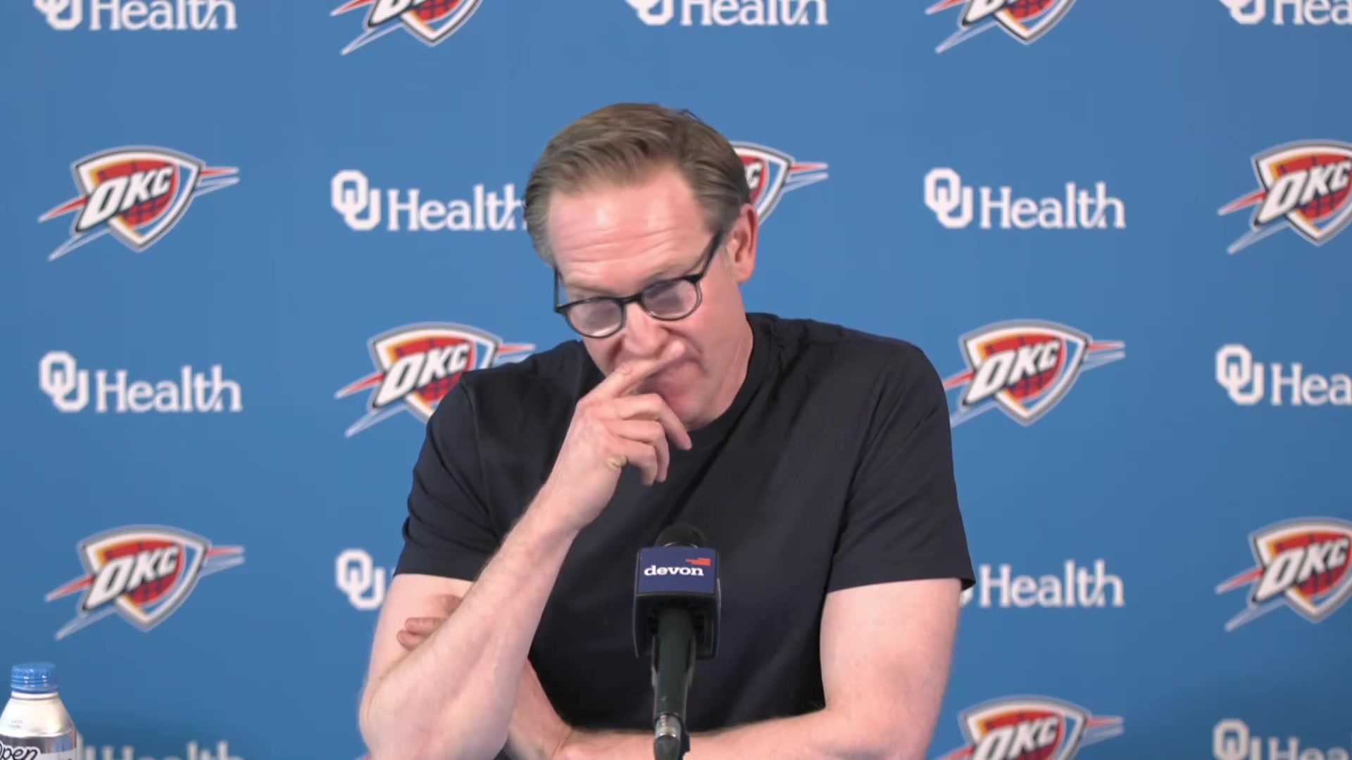 Sam Presti We hear all the time about things people don't like about the NBA which are inaccurate but they are narratives that exist on the alternative realityHe then continues to beautifully break down those narratives and show they aren't true Including narratives about SGA