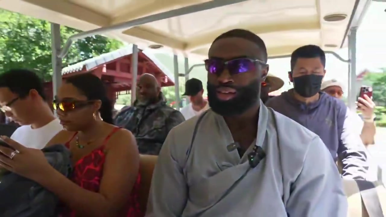 Jaylen Brown They had everybody at the gameJay-Z Cardi BI saw The President was there He fell asleep not surprised at that