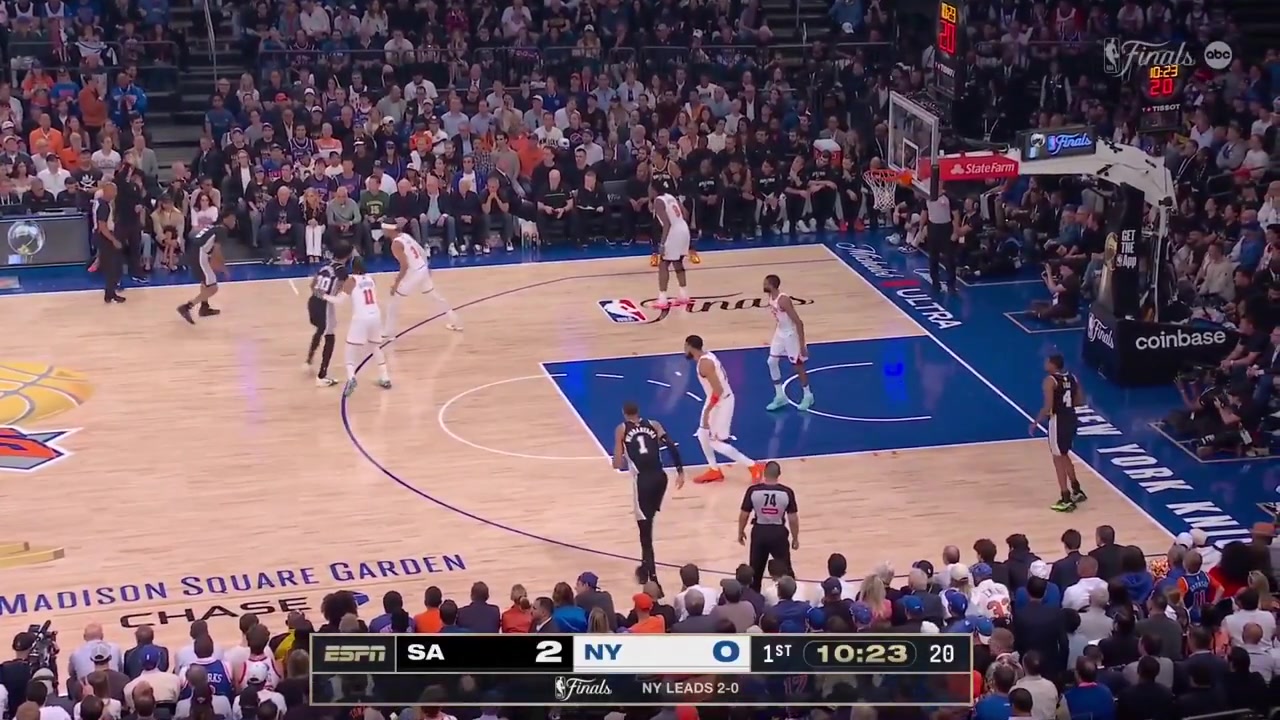 Stephon Castle full highlights vs New York Knicks tonight 115-111 W - Game 3 - 2026 NBA Finals23 Points on 814 FG 571 25 from 3 400 56 FT 833 5 Rebounds 1 Off Reb 5 Assists 2 TOV 1 Steal 1 Block 4 PF and a - of 6 in 3802 minutes played