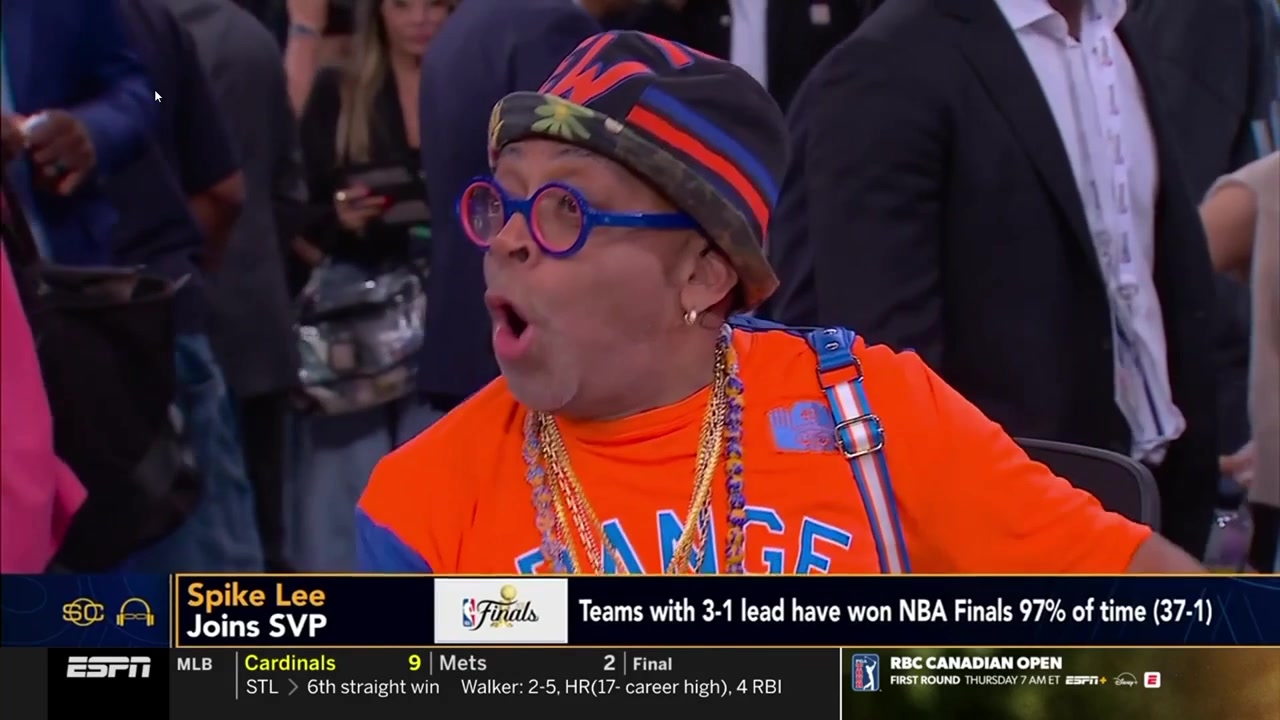 ESPN MSG still packed an hour after the game as the vibes remain immaculate