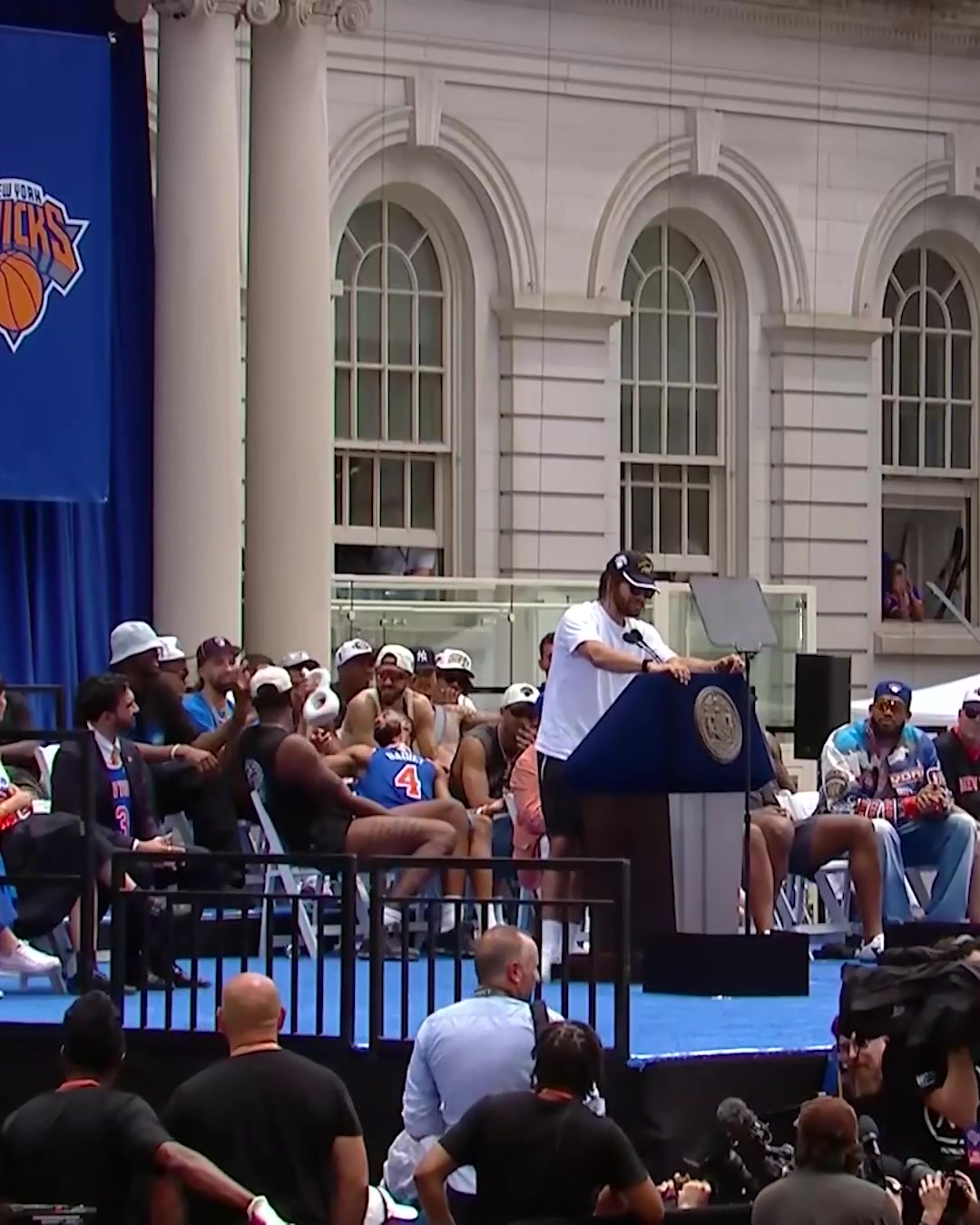 Jalen Brunson There's a lot of people that have a lot of negative stuff to say There's a lot of people who have a lot of opinions But when you prove them wrong you don't have to say s--t to them