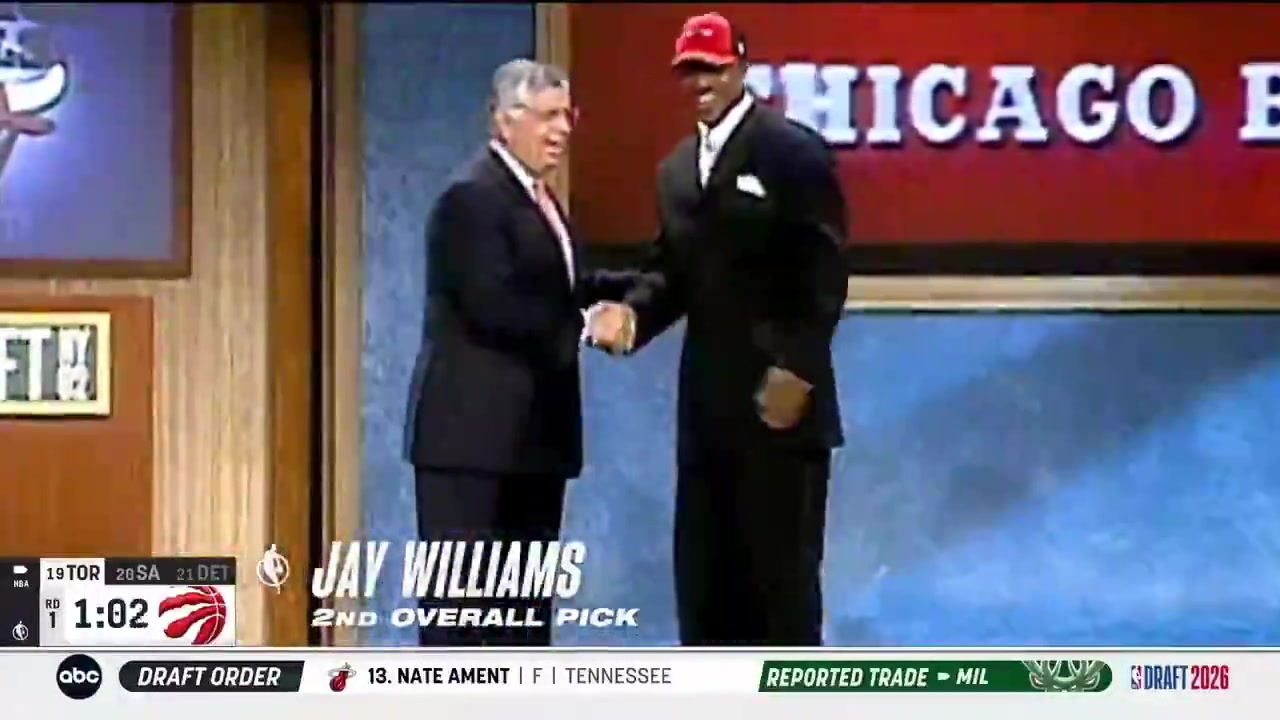 During the NBA Draft Show Richard Jefferson takes shots at Jay Williams bringing up his selection as the No 2 overall pick in 2002 and the motorcycle accident that ultimately ended his career