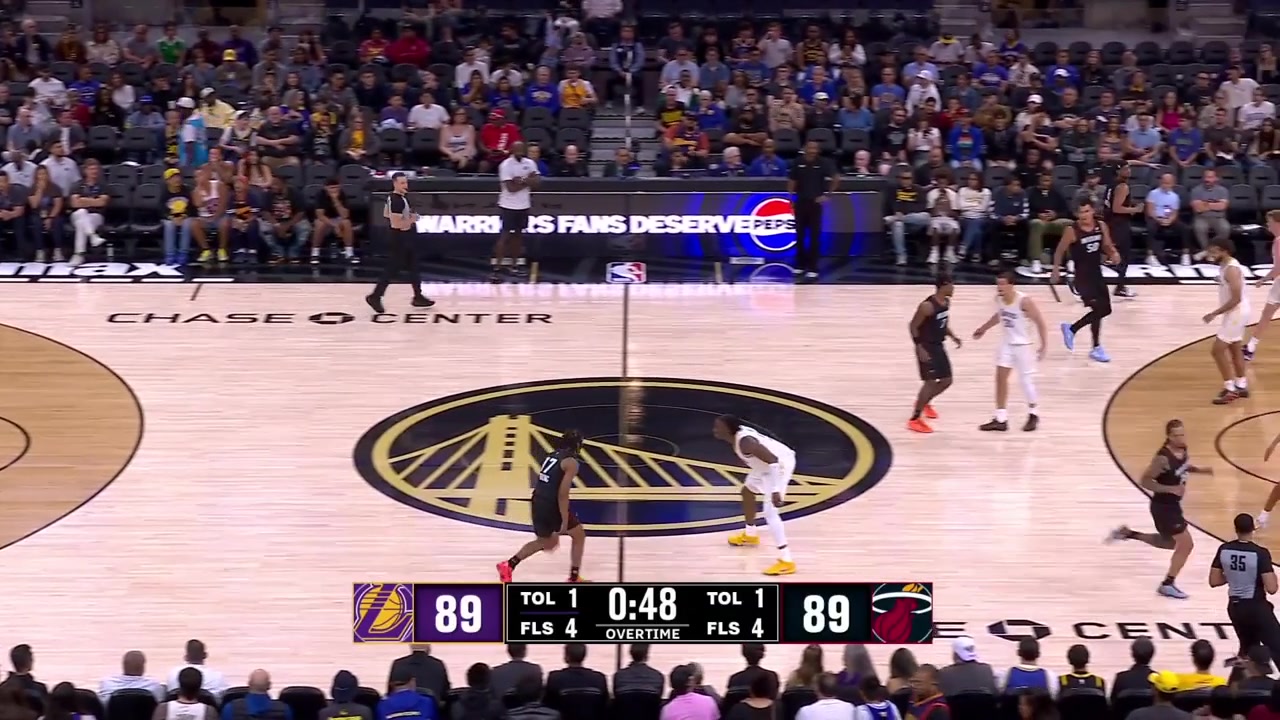 Jahmir Young banks in the tough clutch floater in overtime to give the Heat the lead Adou Thiero with the beautiful layup off the dribble on Goldin tying the game in overtimeVladislav Goldin gets fouled but misses both clutch free throws Carr big rebound