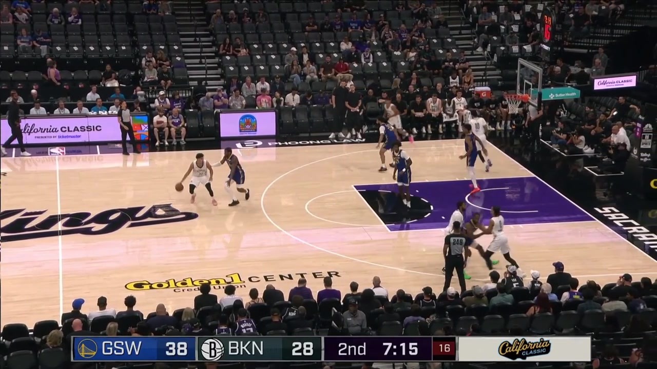 Dion Brown with the impressive finish off an assist by Ben Saraf