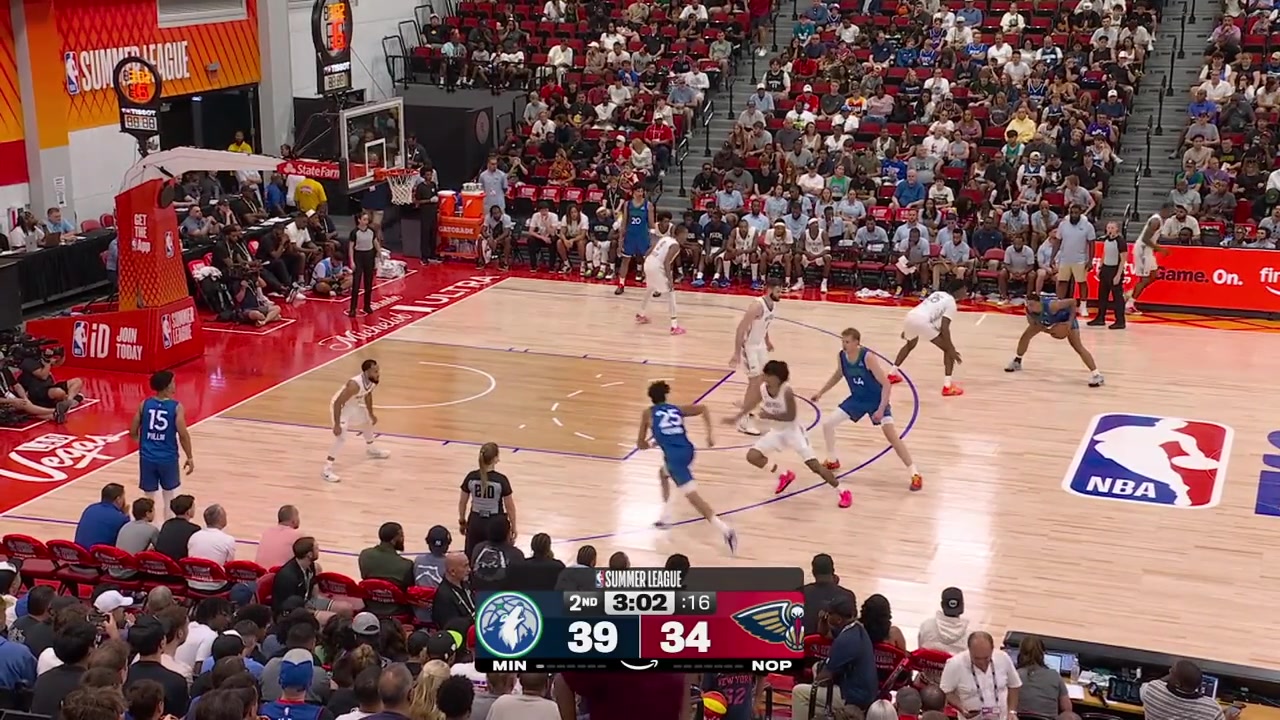 Zyon Pullin scores the And-1 and the Trey Kaufman-Renn 59th pick with the tip-in for his first Summer League points12 Points 5 Rebounds 7 Assists 1 Steal and 1 Block for Pullin so far