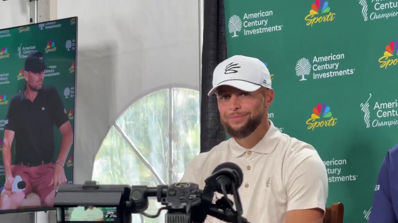 Stephen Curry on his pitch to LeBron James The pitch is Do you want to play good basketball and be around people who know how to play the game Raise our floor our competitiveness this year Theres good golf in the Bay