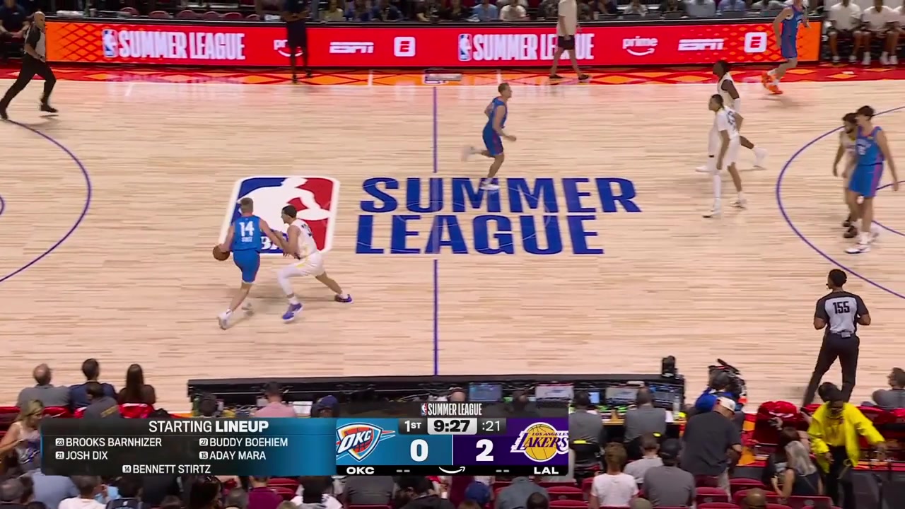 Bennett Stirtz with a beautiful step through and layup also blocking a 3-point attempt Josh Dix hits a pullup 3 and Stirtz banks in the And-1 through contact with replays