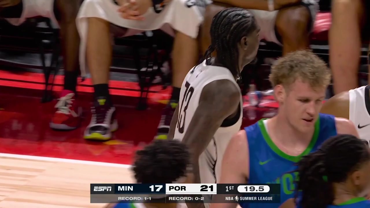 Someone fell asleep in Vegas - Blazers vs Timberwolves