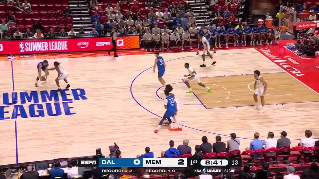 Sergio De Larrea full highlights vs Memphis Grizzlies last night 96-88 W - Las Vegas Summer League16 Points on 37 FG 429 25 from 3 400 66 FT 1 Rebound 12 Assists 4 TOV 1 Block 5 PF and a - of 5 in 2950 minutes played