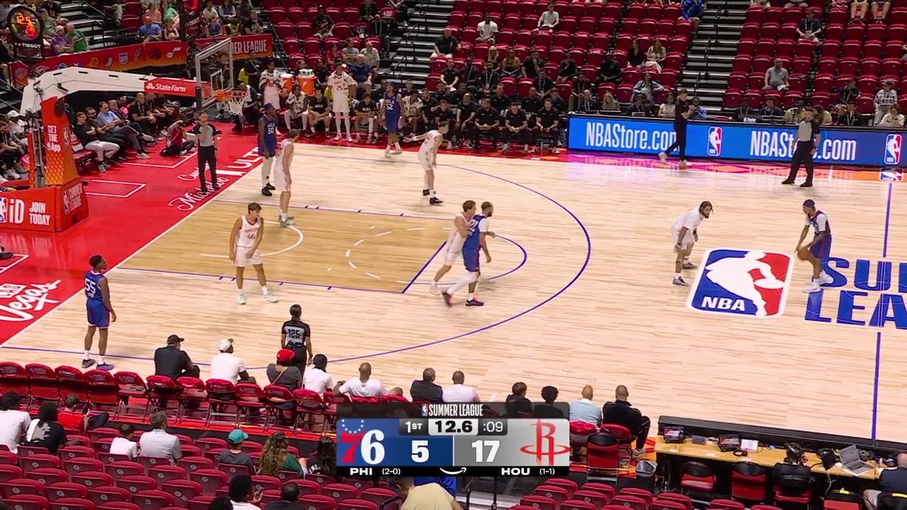 Labaron Philon with the step back 3 in the defender's face at the end of the 1st quarter and the layup And-1 in the 2nd quarter with a replay
