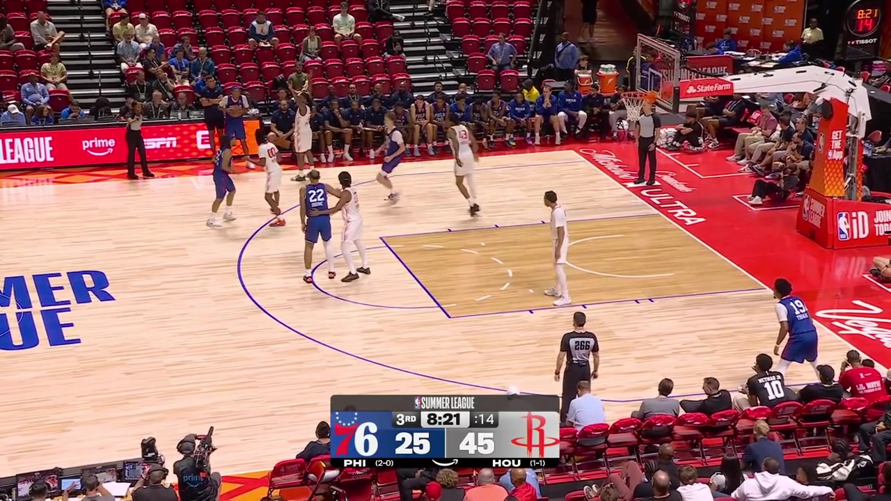 Labaron Philon with the lefty layup giving him 13 points out of the 76ers' 27In fact except for 3 field goals all the rest were due to his buckets or assists 3 assists