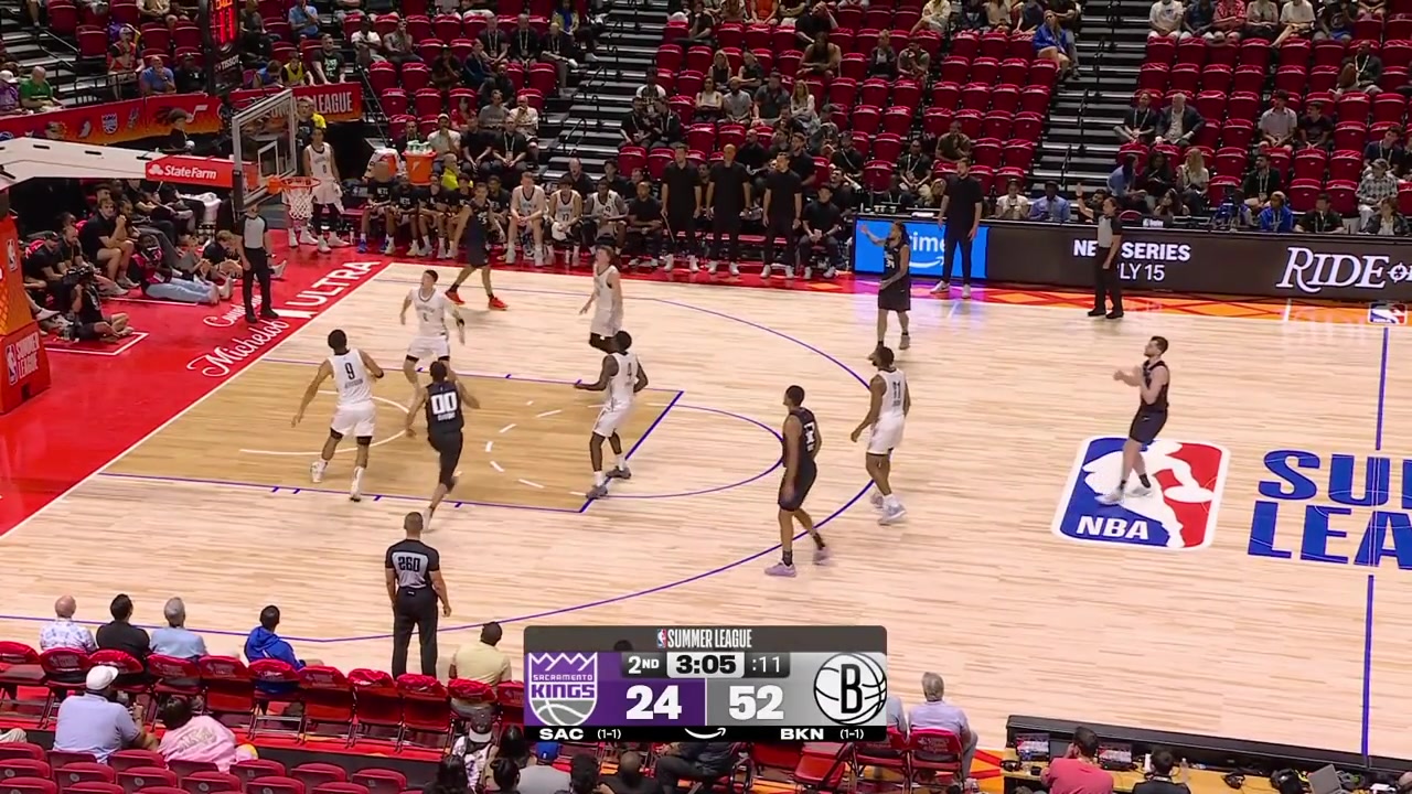 Emanuel Sharp gets fouled hits the free throw hits a 3-pointer and then a deep triple giving him 14 points in the 1st half