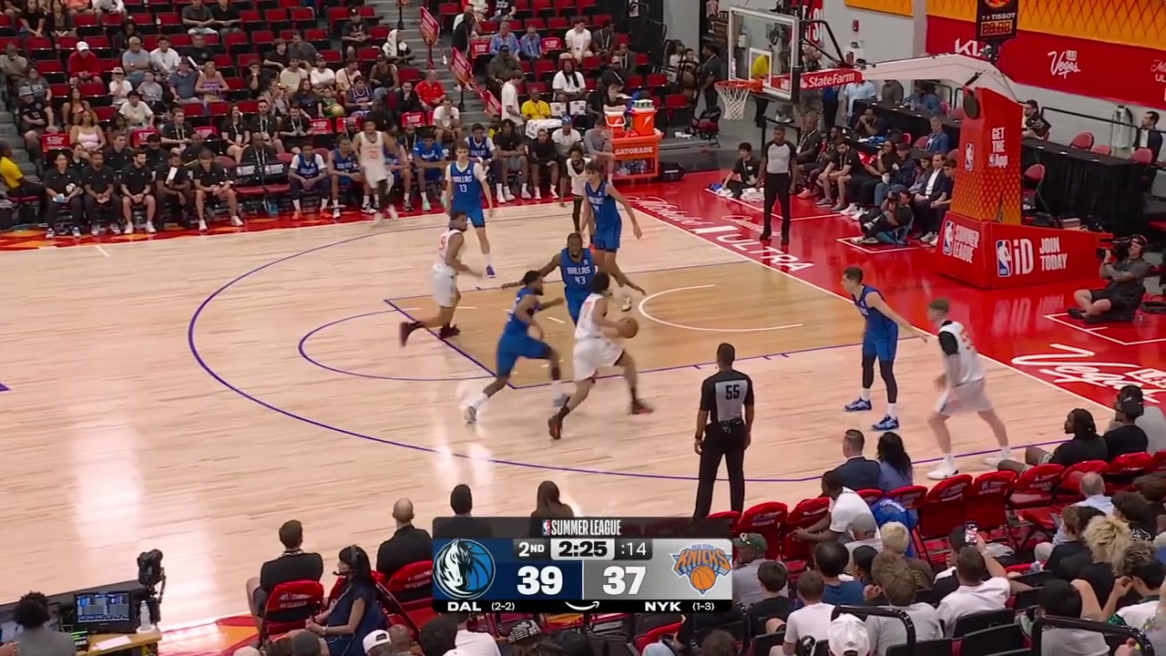 Langston Wilson with the poster dunk Ja'Vier Francis and then he gets fired up forcing a turnover at the other end with replays