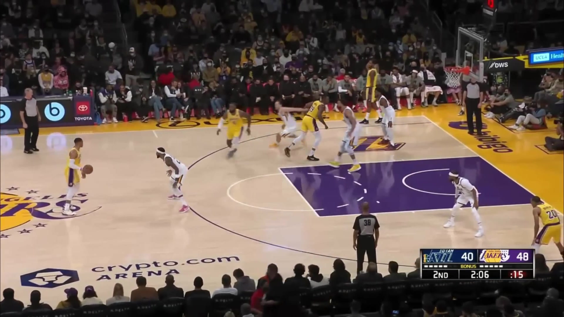 Russell Westbrook Puts Rudy Gobert On A Poster and Then Taunts Him For The Technical Foul