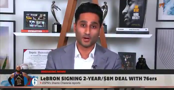Charania Philadelphia was not being seriously considered by LeBron James until they acquired Jaylen Brown from Boston LeBron James believed that the 76ers have a better chance to win a championship than Miami and Cleveland