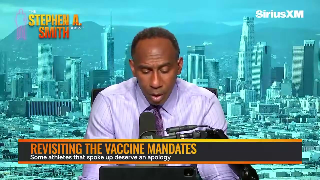 Stephen A Smith publicly apologizes to Kyrie Irving years after the pandemic after seeing inconsistencies with Dr Fauci