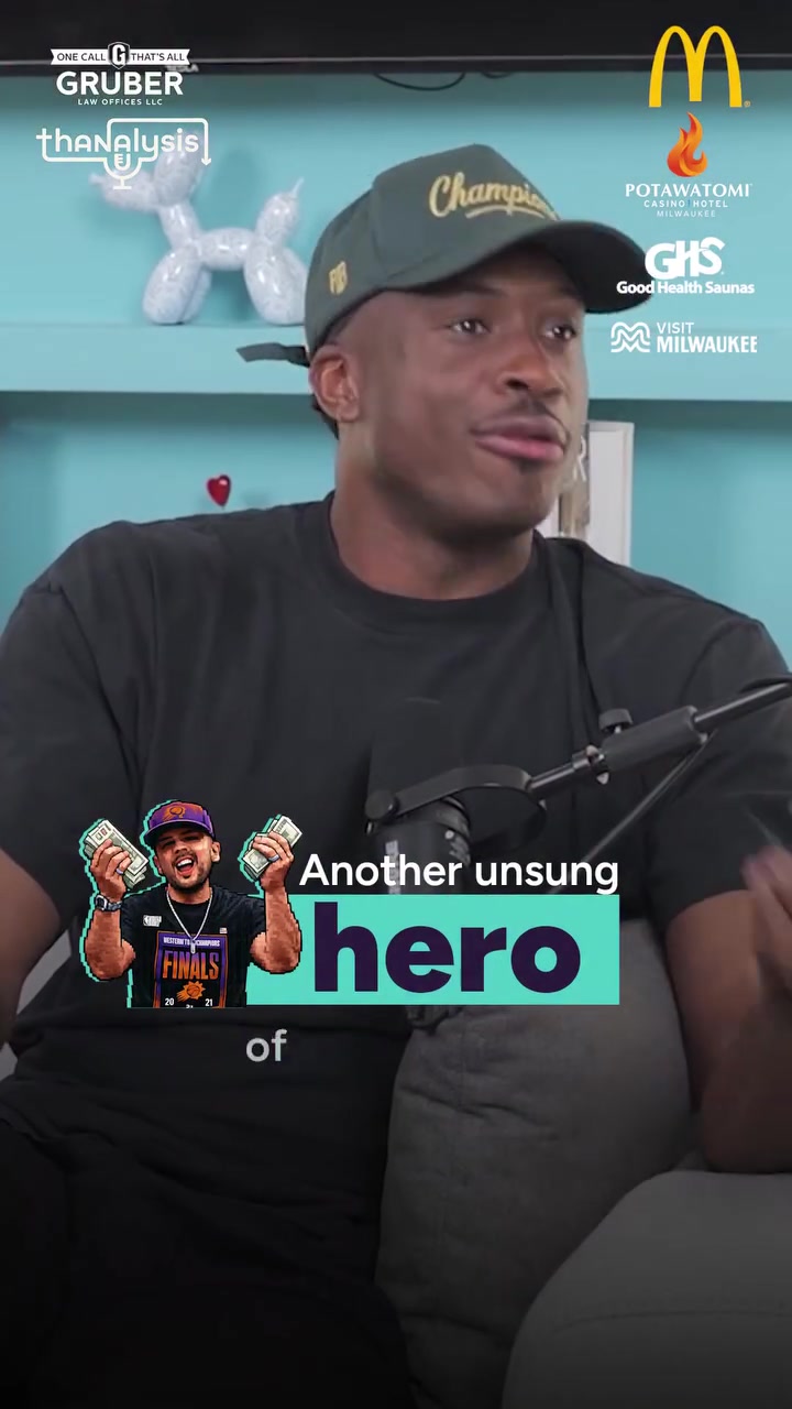 Thanasis admits that when Giannis is shooting free throws and the opposite fans count it actually gives him rhythm