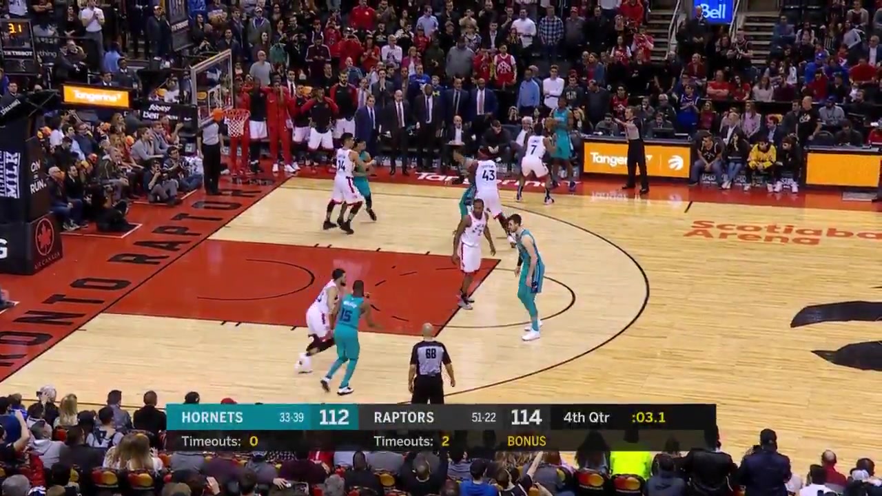 Jeremy Lamb hits a miracle buzzer beating game winner from half court to beat the Raptors