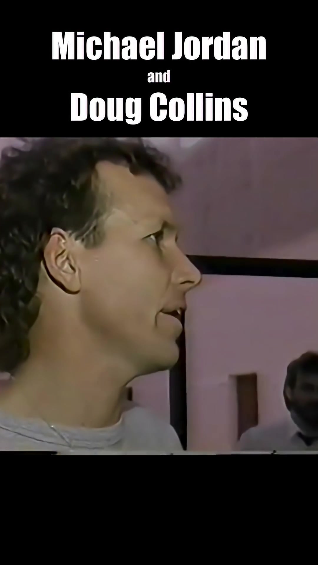 Bulls head coach Doug Collins and MJ showed reporters everything was fine between them with a kiss