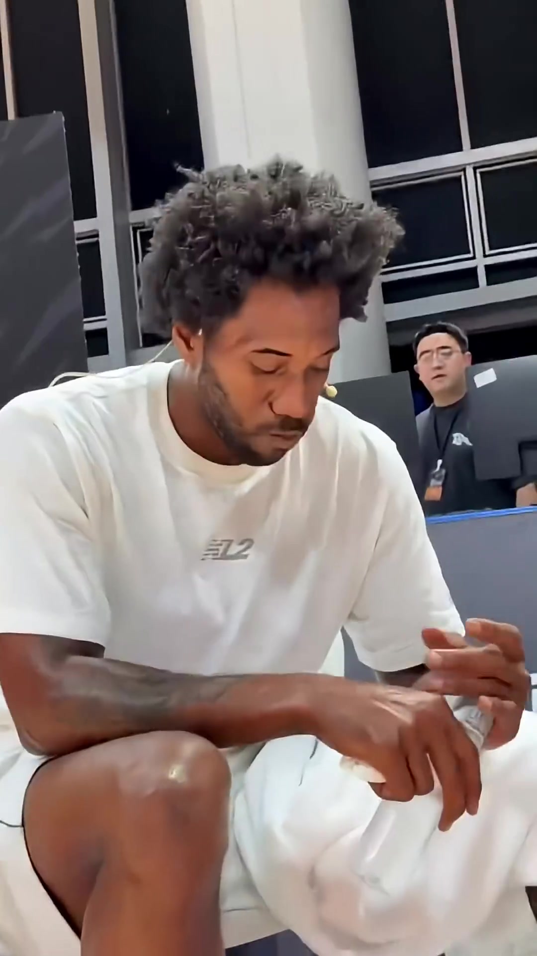Kawhi Beautiful Basketball is a beautiful game man You can play it any type of way1-on-1 3-on-3 5-on-5 1-on-0 Thats why the game is so special