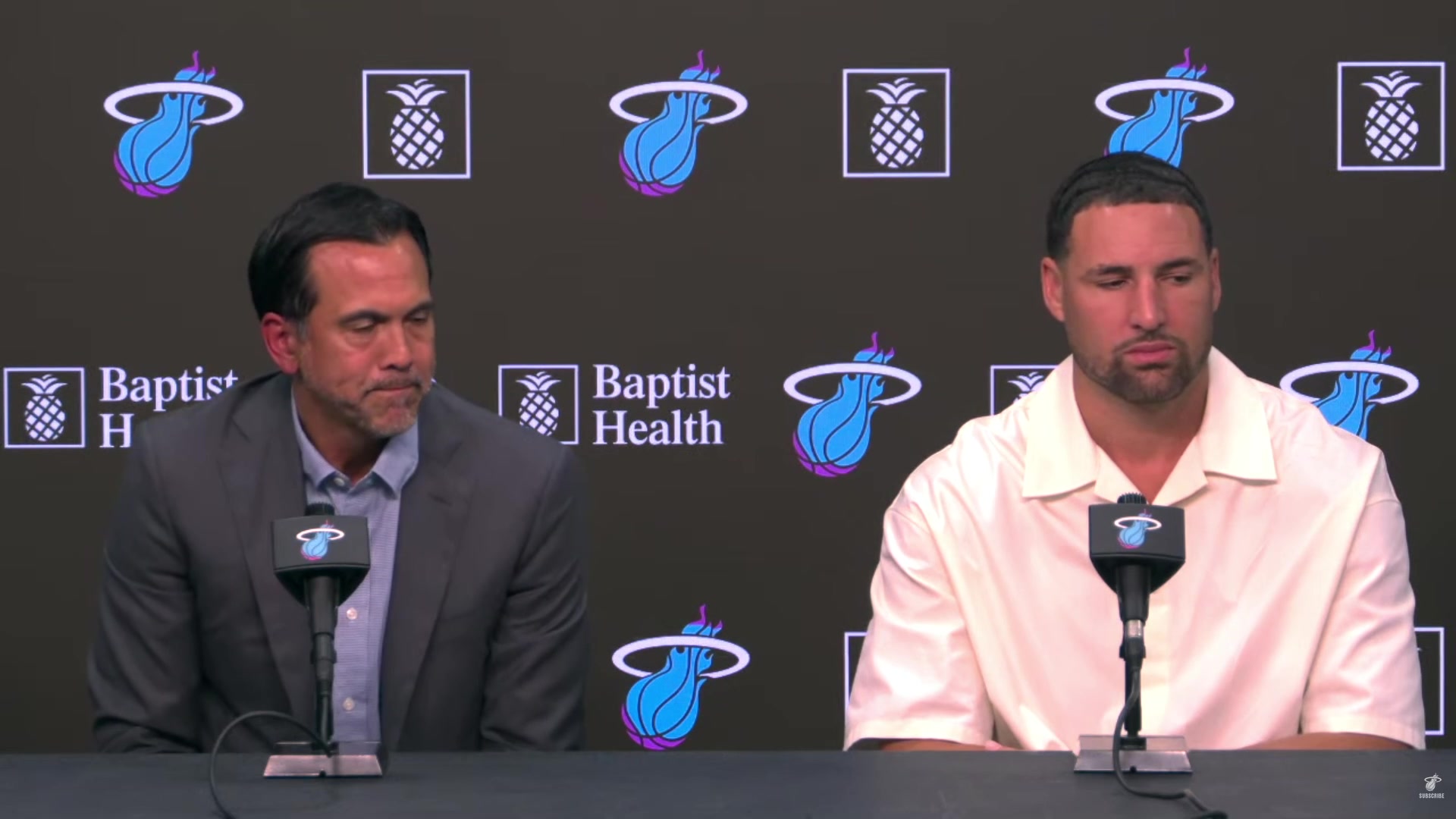 Klay Thompson explains that the reasons he gave up a lot of money and joined the Miami Heat have to do with the opportunity to play high-level basketball and make a deep postseason run
