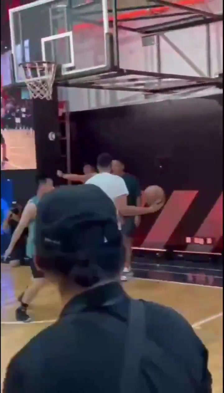 Jayson Tatum Attempting And Missing Layups In China