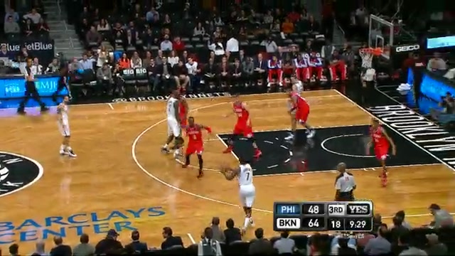 Joe Johnson scores 29 points in a quarter against the Sixers