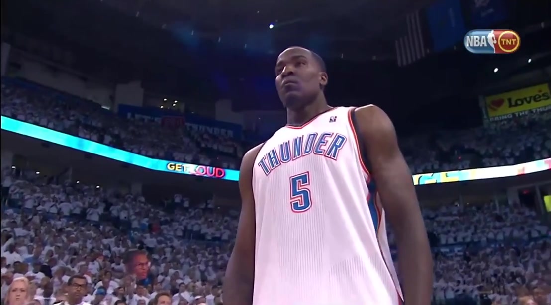The absolutely electric OKC crowd during the Young OKC's playoff run Steve Kerr in commentary talking about how they had been on their feet for 20 minutes straight and the energy in the building was so high that it would wear out some of the players before the games even began