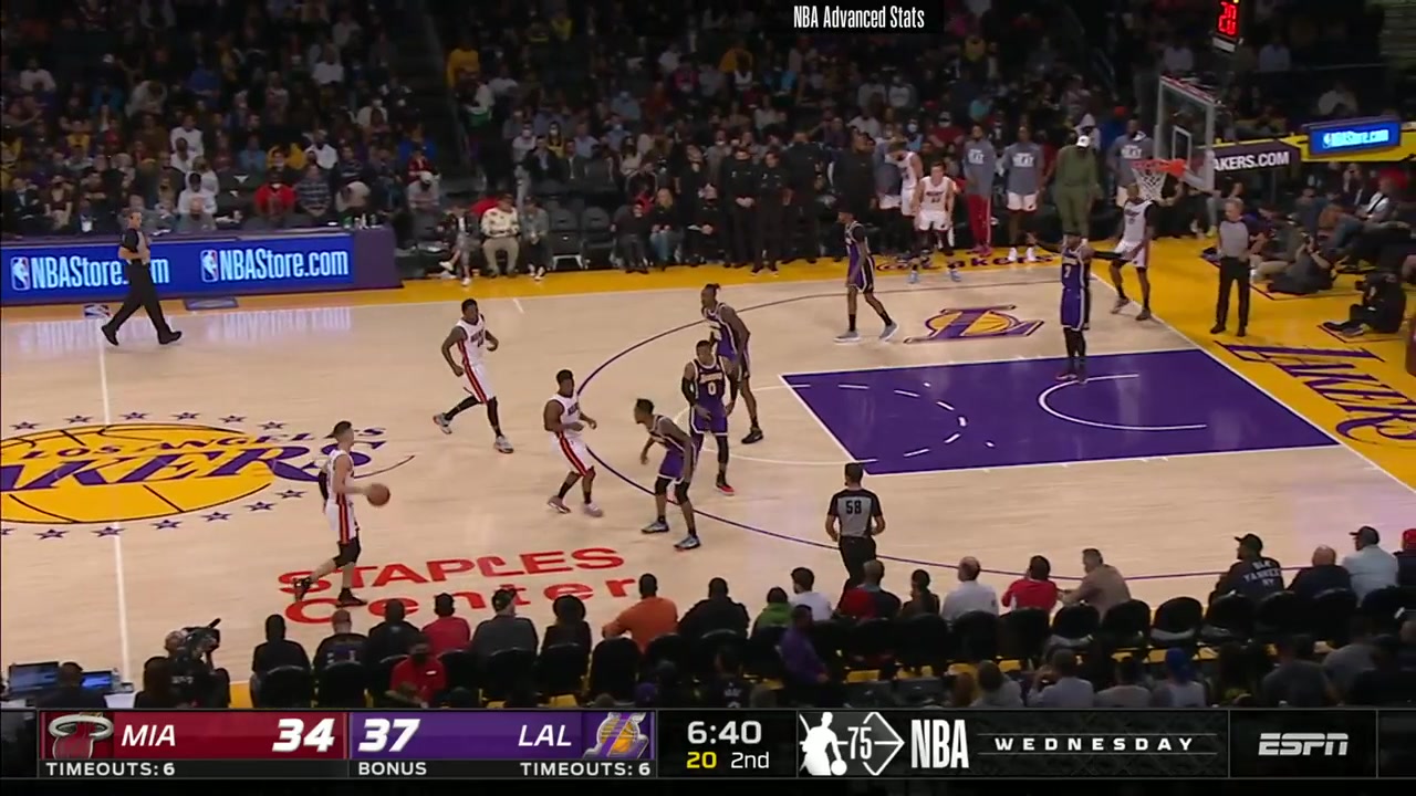 Herro lobs it to Haslem