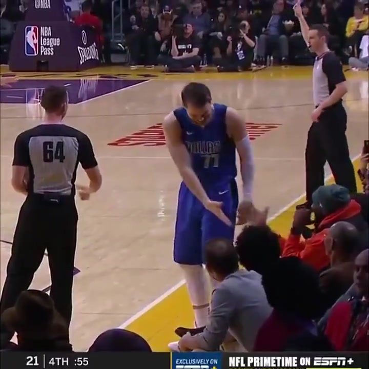 6 years ago today - Luka on the heckling fan at the LakersMavs game He was talking Slovenian So I was like 'Who's talking my language' I saw Kobe and was really surprised Kobe's last appearance at Staples Center