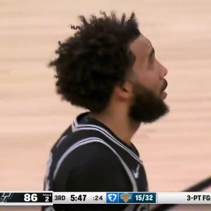 All 11 three-pointers made by Julian Champagnie