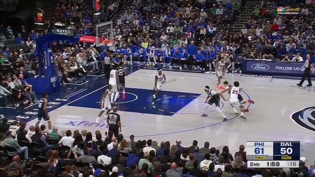 Embiid blocks Cooper Flagg