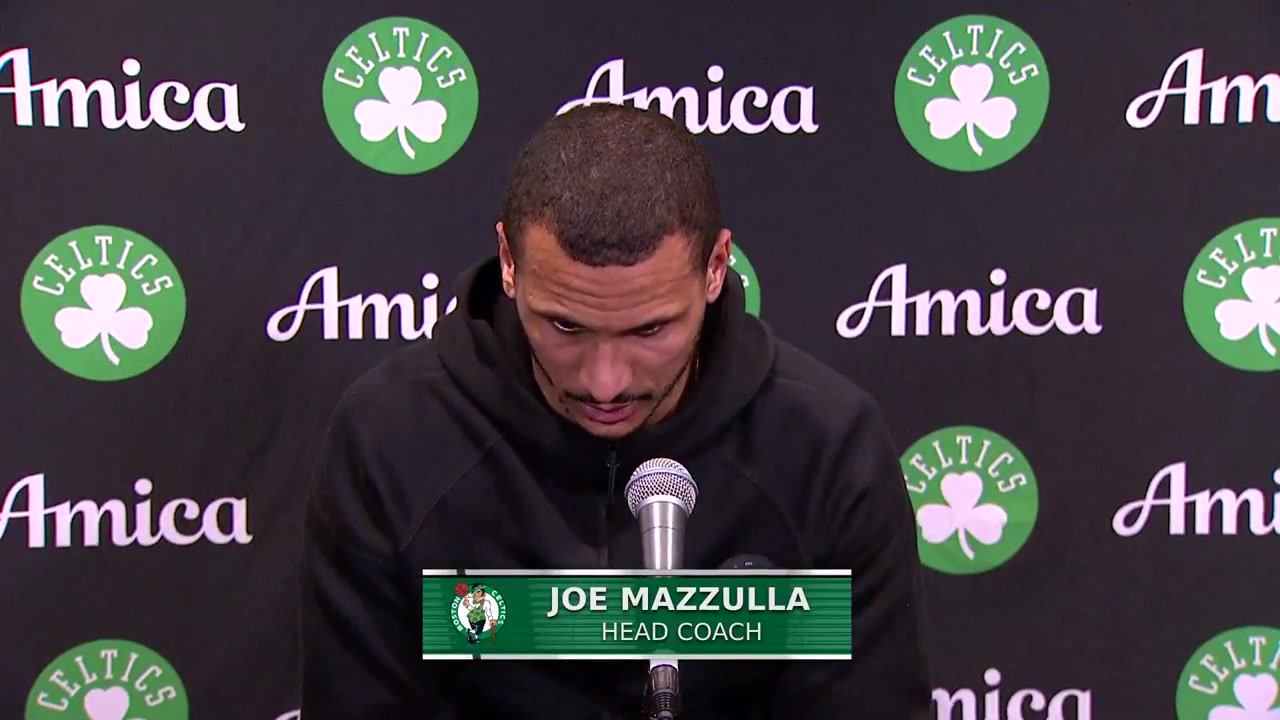 Joe Mazzulla on his late-game challenge of a block called on Jaylen Brown Really just kinda wanted to hear Billy Kennedy He does a really great challenge and we were gonna do it anyway just to kinda hear him deliver the challenge