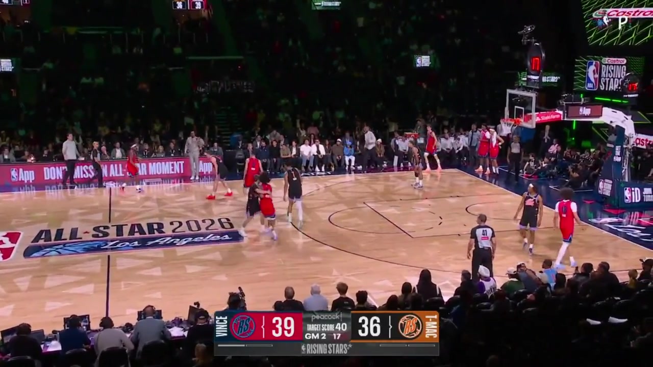 VJ Edgecombe with the game-winning jumper over Cam Spencer to send Team Vince to the 2026 NBA Rising Stars final with replays Including postgame interview replays of highlights from the game VJ scored the last 10 points for Team Vince