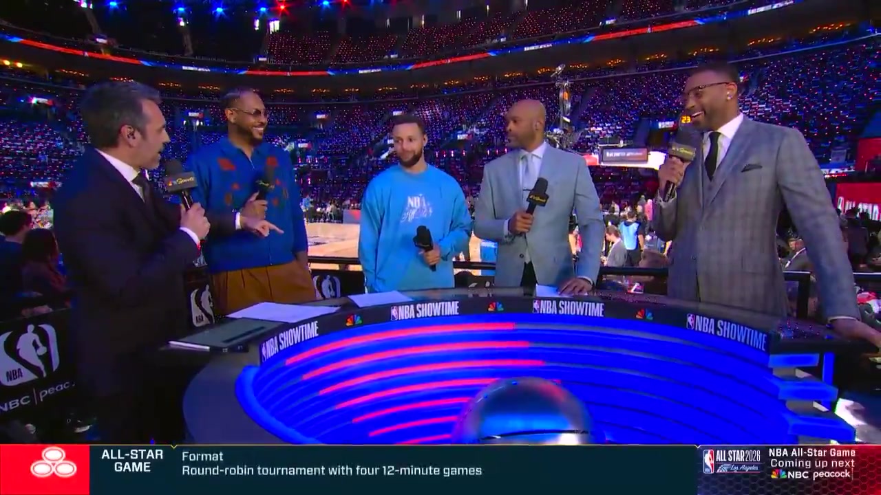 Stephen Curry announces he'll participate in the 3-Point Contest next year and says he's trying to get Klay Thompson and Damian Lillard to join as well