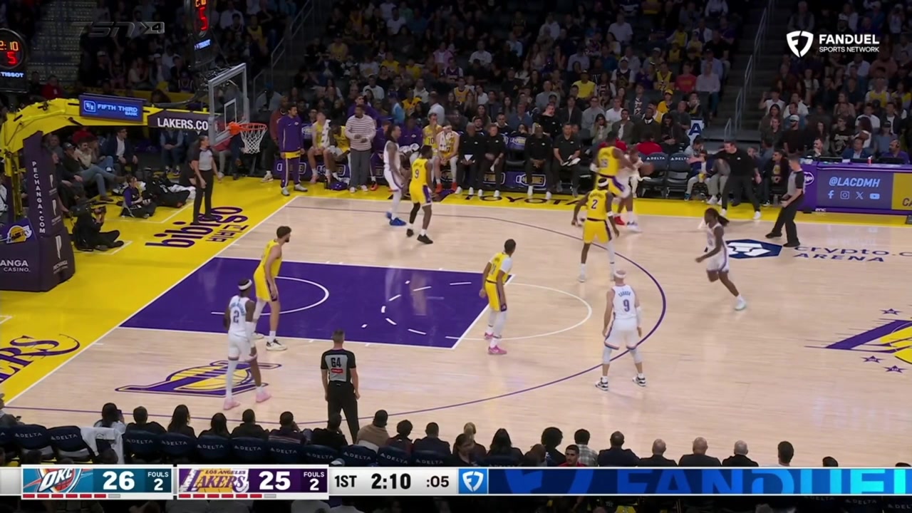 Isaiah Joe drills a deep step-back three Jarred Vanderbilt turns it over and Joe cashes in again from deep Back-to-back threes