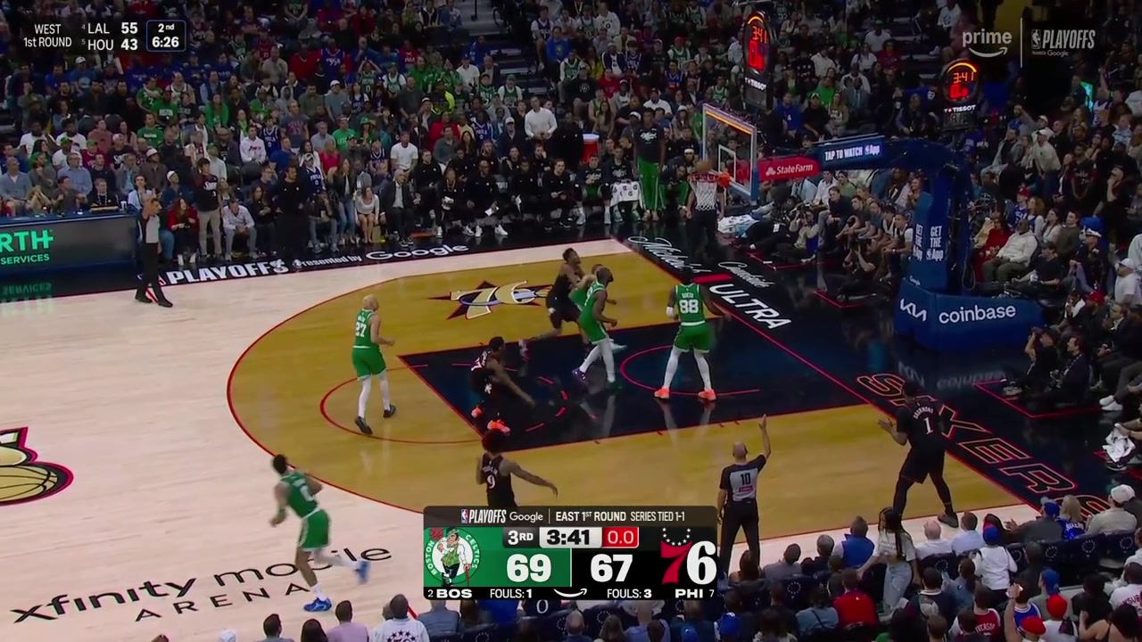 Andre Drummond cleans up the possession with a corner 3