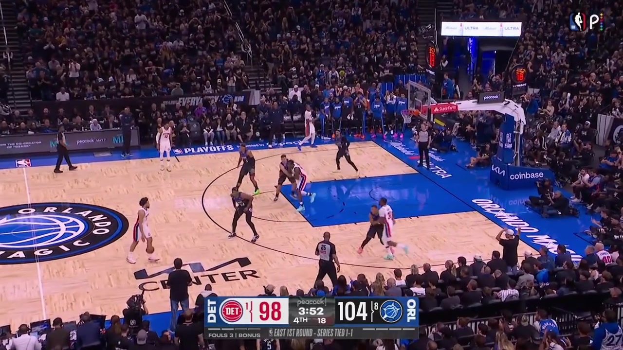 Tobias Harris amp Cade Cunningham with the clutch 3s to tie the game