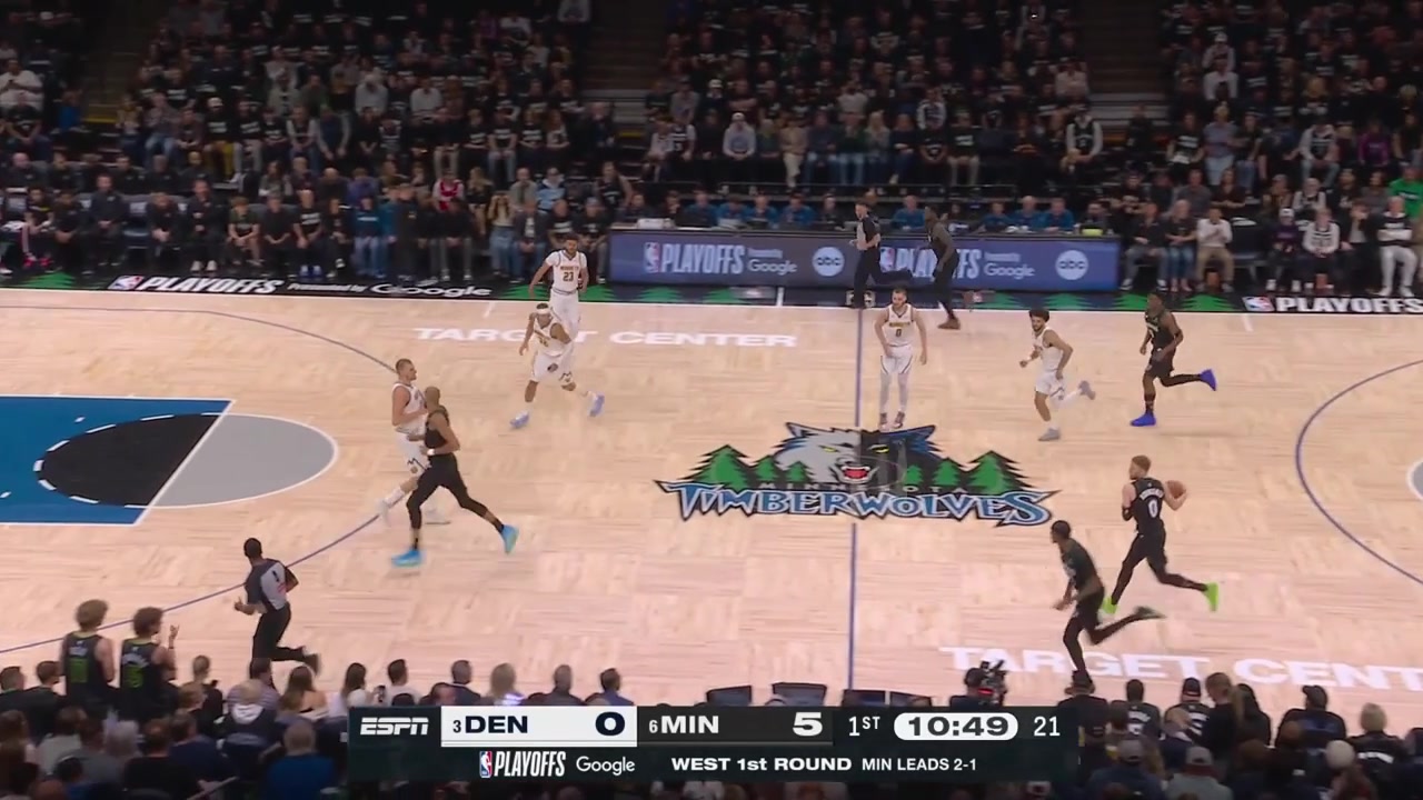 Injury 79 seconds into the game Donte DiVincenzo slips and holds his achilles area calls the medical staff with replaysHe limps to the locker room Chris Finch came to hug him on the way his teammates escort him in support the crowd shows its support