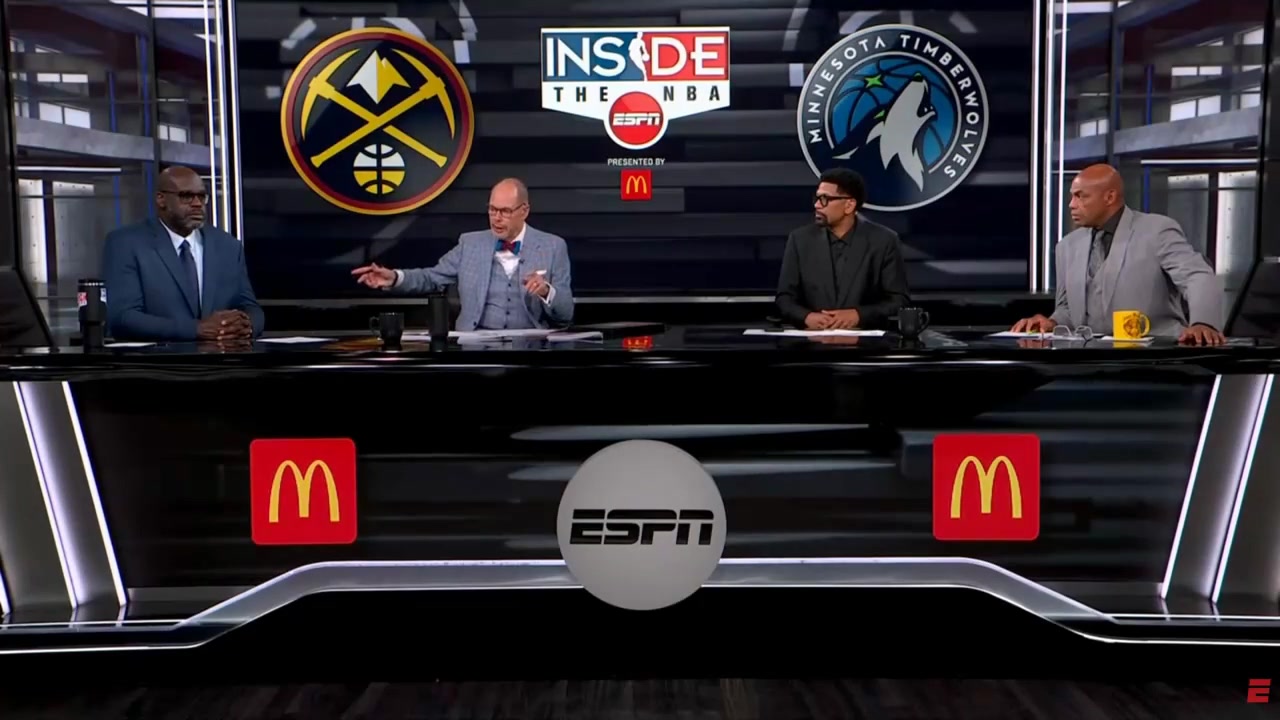 - Inside the NBA discusses the end of game situation between Jokic and McDaniels regarding the unwritten rule
