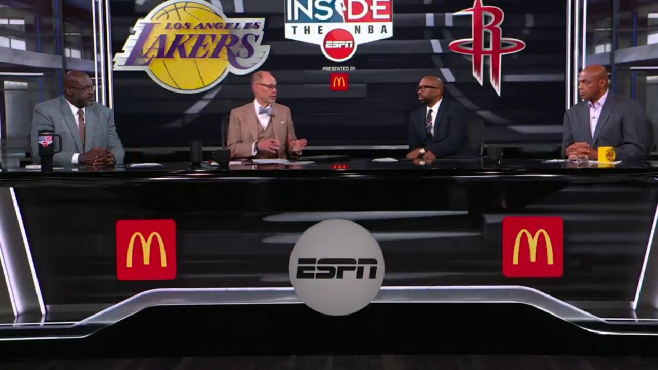 Charles Barkley on the Lakers vs Rockets Game 4This series over man This is a sweep It's a wrap 1 2 3 cancun first thing tomorrow
