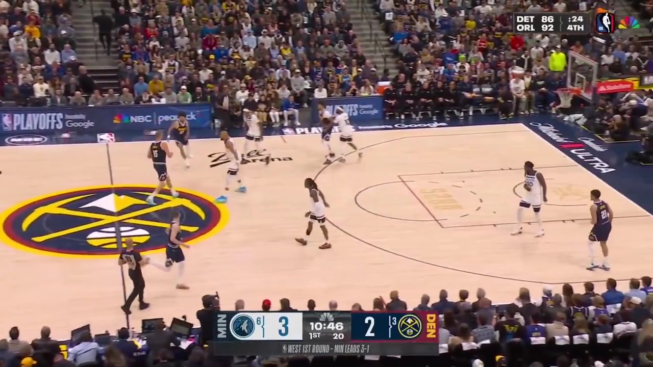 Nikola Jokic vs Rudy Gobert in Game 5 - 42726 - First Round of the 2026 NBA playoffs