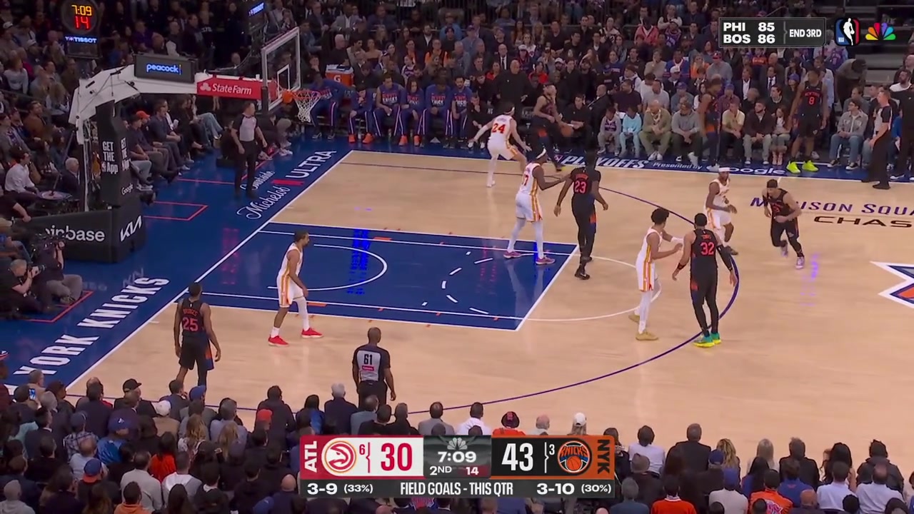Jose Alvarado with back to back banked in floaters as Corey Kispert tries to guard him