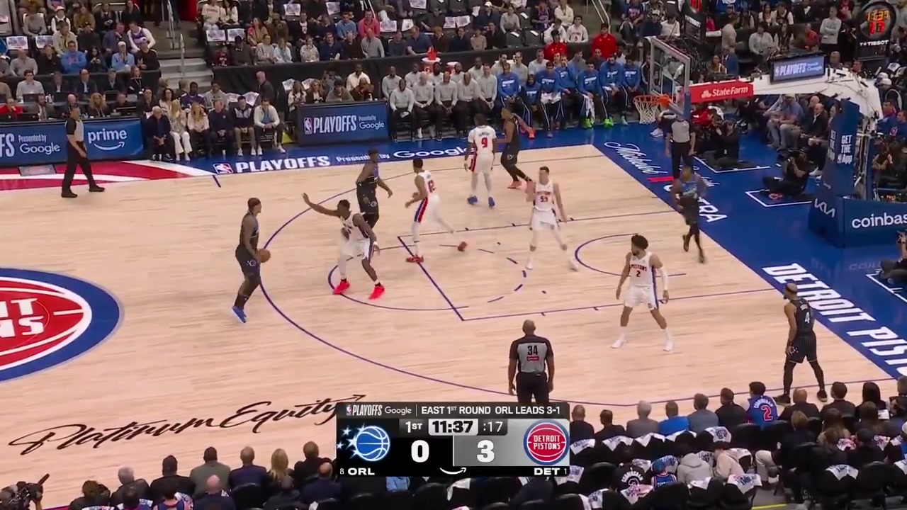 Ausar Thompson full highlights vs Orlando Magic last night 116-109 W - Game 5 - First Round of the 2026 NBA Playoffs6 Points on 35 FG 02 from 3 15 Rebounds 4 Off Rebs 6 Assists 5 TOV 5 Steals 2 Blocks 1 PF and a - of -2 in 3626 minutes played