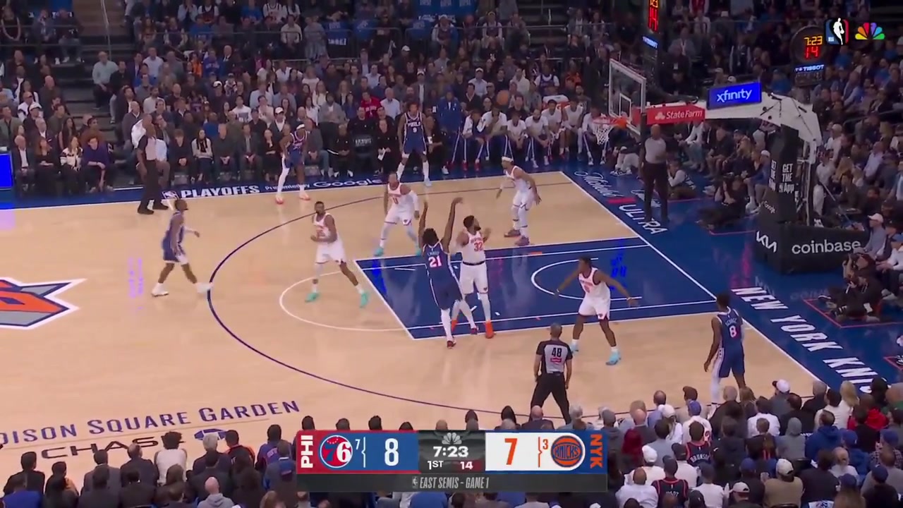 OG Anunoby full highlights vs Philadelphia 76ers last night 137-98 W - Game 1 - Eastern Semifinals - 2026 NBA Playoffs18 Points on 78 FG 875 22 from 3 22 FT 3 Rebounds 1 Assist 2 TOV 1 Block 3 PF and a - of 22 in 3025 minutes played