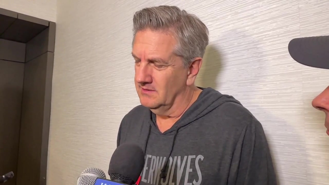 Chris Finch on Wemby's goaltending You know the value of eight points in an NBA game That's 33 of his blocks
