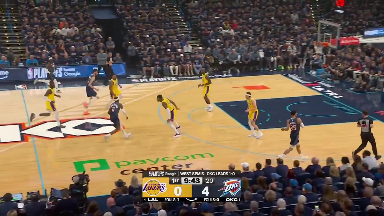 Shai Gilgeous-Alexander 4 fouls in 18 minutes with replaysIncluding a failed charging attempt by Marcus Smart just prior to his 4th personal foul